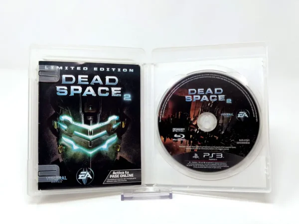 Interior del juego Dead Space 2 (Limited Edition) (ESP) para PlayStation 3 con disco y manual
