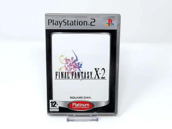 Portada de Final Fantasy X-2 (ESP) (Platinum) para PlayStation 2, edición PAL España, de segunda mano