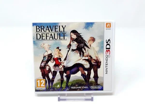 Portada de Bravely Default (ESP) para Nintendo 3DS, edición PAL España, de segunda mano