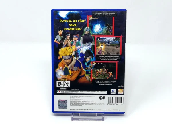 Parte trasera de Naruto: Uzumaki Chronicles (ITA) (Rebajado) para PlayStation 2, edición PAL Italia