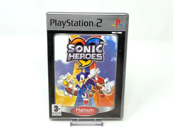 Portada de Sonic Heroes (ESP) (Platinum) (Rebajado) para PlayStation 2, edición PAL España, de segunda mano