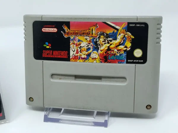 Parte trasera de Breath of Fire II (EUR) para Nintendo SNES