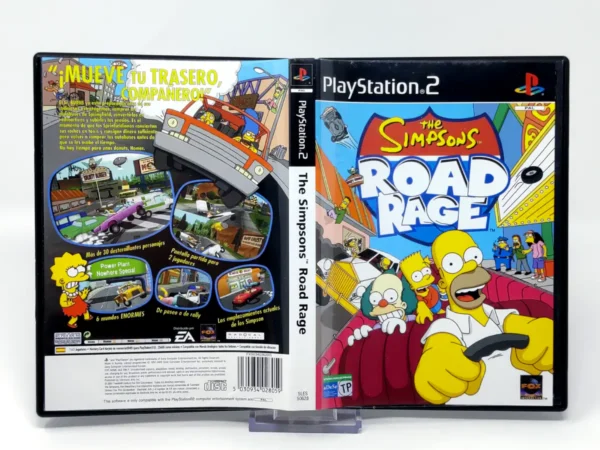 The Simpsons: Road Rage (ESP) (Carátula) para PlayStation 2, edición PAL España, de segunda mano