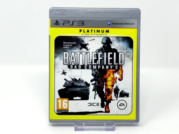 Portada de Battlefield: Bad Company 2 (ESP) (Platinum) para PlayStation 3, edición PAL España, de segunda mano