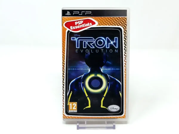 Portada de TRON: Evolution (ESP) (Essentials) para PSP, edición PAL España, de segunda mano
