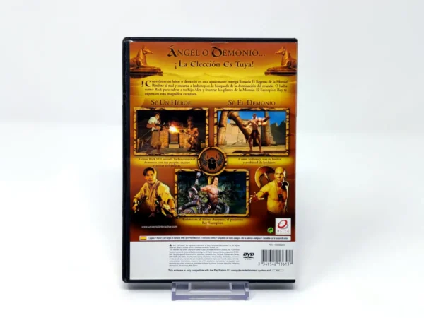 Parte trasera de El Regreso de la Momia (ESP) (Rebajado) para PlayStation 2, edición PAL España