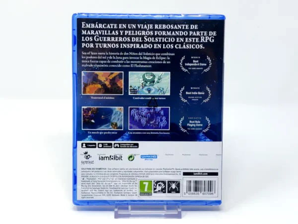 Parte trasera de Sea of Stars (ESP) (Precintado) para PlayStation 5, edición PAL España