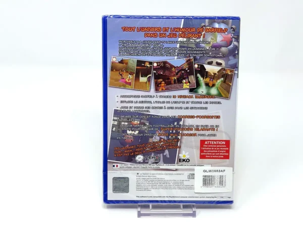 Parte trasera de Garfield: Lasagna World Tour (FRA) (Precintado) para PlayStation 2, edición PAL Francia