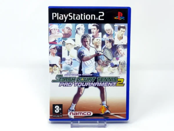 Portada de Smash Court Tennis: Pro Tournament 2 (ESP) para PlayStation 2, edición PAL España, de segunda mano