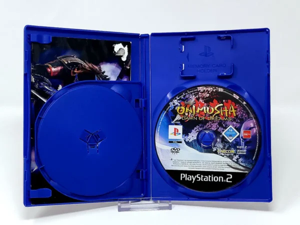 Lateral de la caja de Onimusha: Dawn of Dreams (ESP) (Rebajado) para PlayStation 2