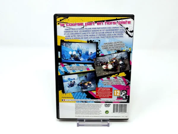 Parte trasera de MotorStorm: Arctic Edge (FRA) (Rebajado) para PlayStation 2, edición PAL Francia