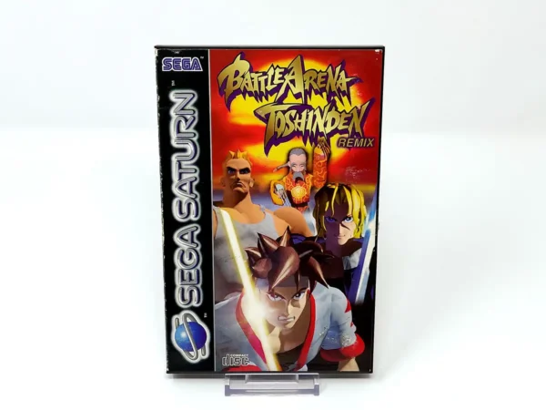 Portada de Battle Arena Toshinden Remix (ESP) (Rebajado) para Sega Saturn, edición PAL España, de segunda mano