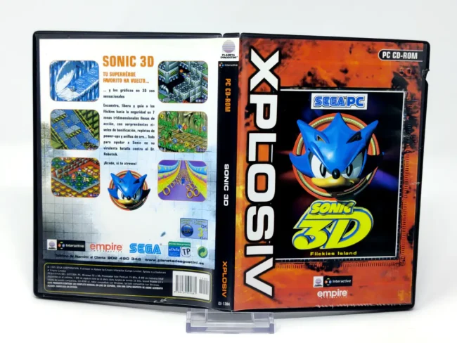 Sonic 3D: Flickies' Island (ESP) (Carátula)