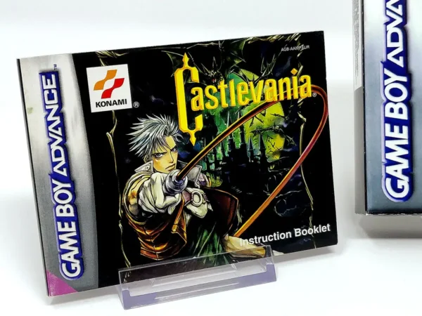 Lateral de la caja de Castlevania (ESP) (Rebajado) para Nintendo Game Boy Advance