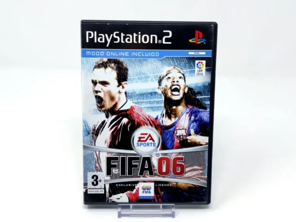 Portada de FIFA 06 (ESP) (Rebajado) para PlayStation 2, edición PAL España, de segunda mano