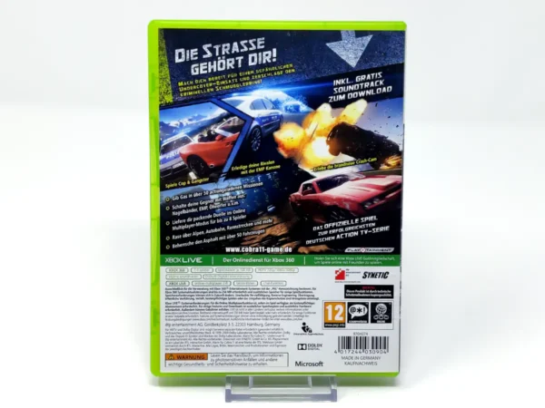 Parte trasera de Alarm für Cobra 11: Undercover (ALE) para XBOX 360, edición PAL Alemania