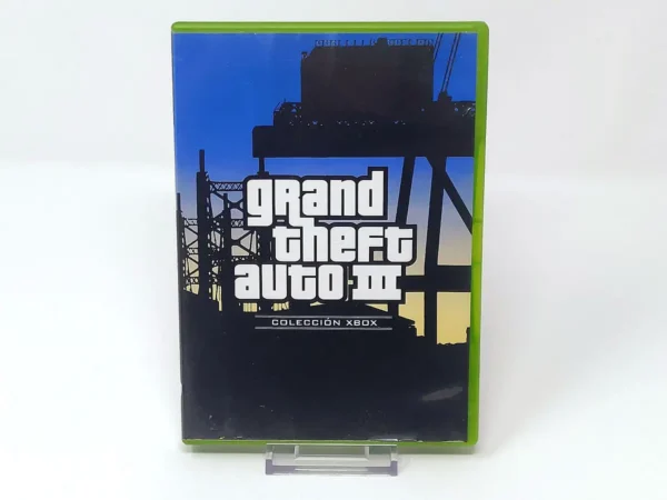 Portada de Grand Theft Auto III (Ed. Pack Doble de Rockstar Games) (ESP) (Con Mapa) para XBOX, edición PAL España, de segunda mano