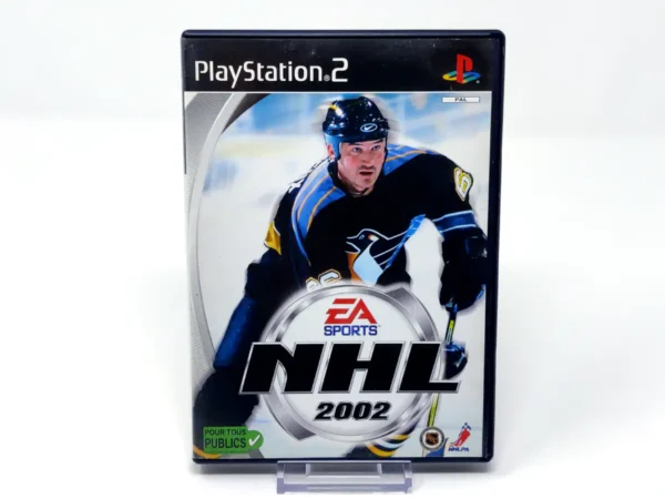 Portada de NHL 2002 (FRA) para PlayStation 2, edición PAL Francia, de segunda mano