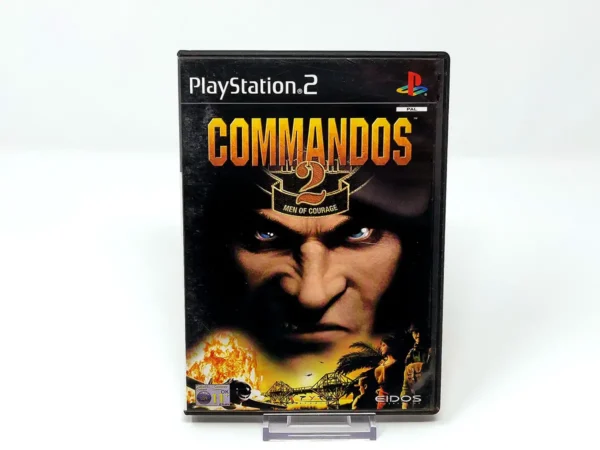 Portada de Commandos 2: Men of Courage (UK) para PlayStation 2, edición PAL UK, de segunda mano