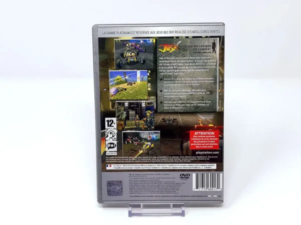 Parte trasera de Jak X (FRA) (Platinum) para PlayStation 2, edición PAL Francia