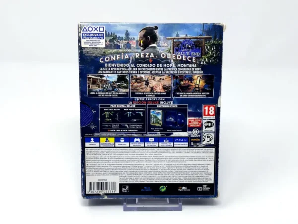 Parte trasera de Far Cry 5 (Deluxe Edition) (ESP) para PlayStation 4, edición PAL España