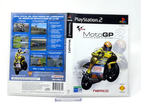 MotoGP 2 (ESP) (Carátula) para PlayStation 2, edición PAL España, de segunda mano