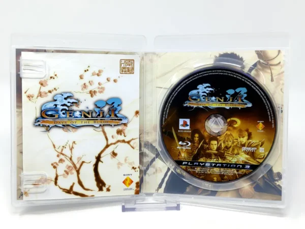 Interior del juego Genji: Days of the Blade (ESP) para PlayStation 3 con disco y manual