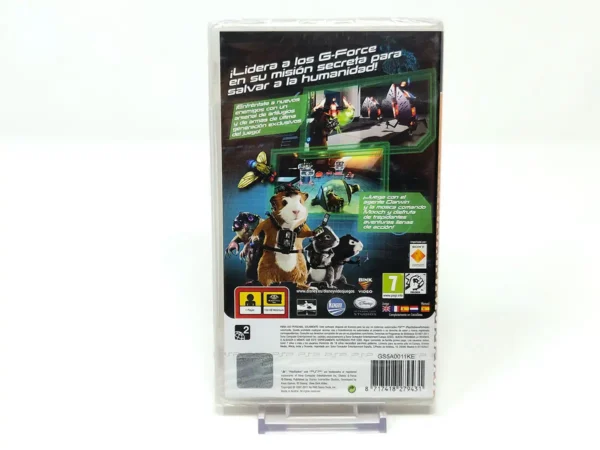 Parte trasera de Disney G-Force (ESP) (Essentials) (Precintado) para PSP, edición PAL España
