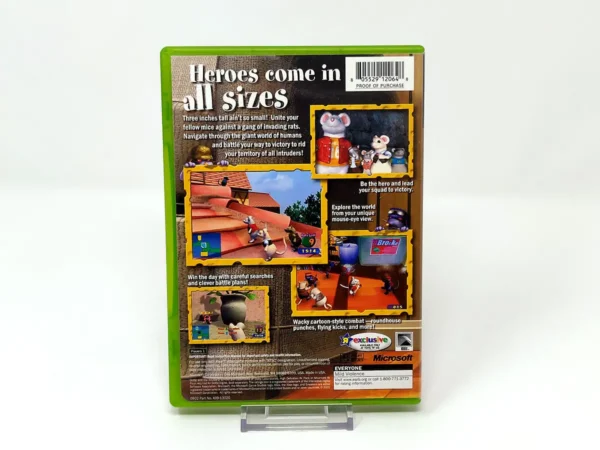 Parte trasera de Sneakers (USA) para XBOX, edición NTSC USA