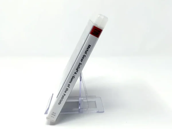 Lateral de la caja de Metal Gear Solid 4: Guns of the Patriots (ESP) para PlayStation 3