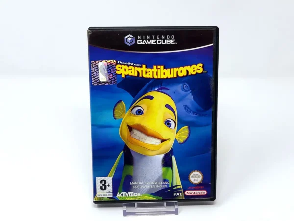Portada de El Espantatiburones (ESP) (Rebajado) para Nintendo GameCube, edición PAL España, de segunda mano
