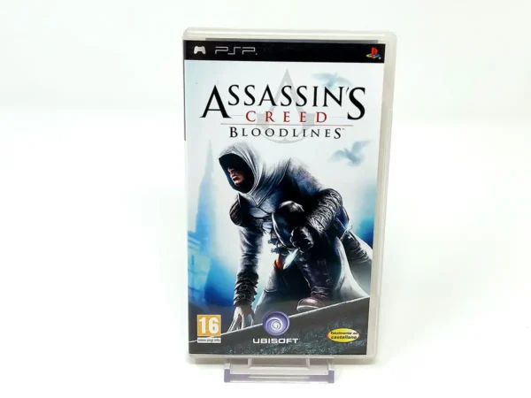 Portada de Assassin's Creed: Bloodlines (ESP) para PSP, edición PAL España, de segunda mano