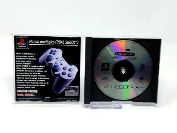 Interior del juego Gran Turismo (ESP) (Platinum) (Rebajado) para PlayStation 1 con disco y manual