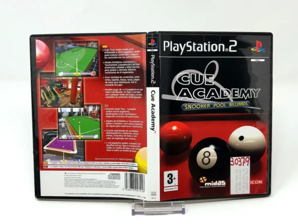 Cue Academy: Snooker, Pool, Billiards (ESP) (Carátula) (Rebajado) para PlayStation 2, edición PAL España, de segunda mano