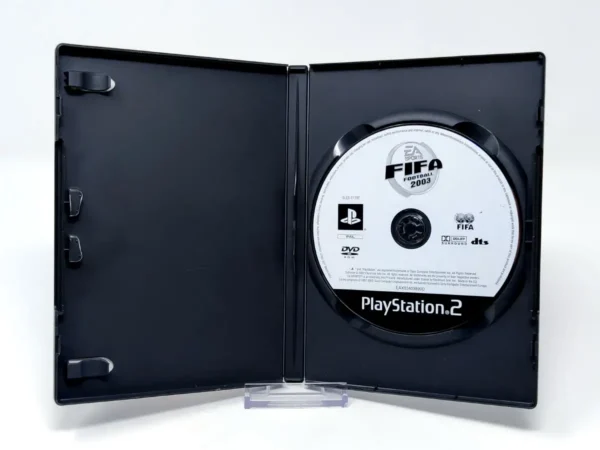 Interior del juego FIFA Football 2003 (ESP) (Rebajado) para PlayStation 2 con disco y manual