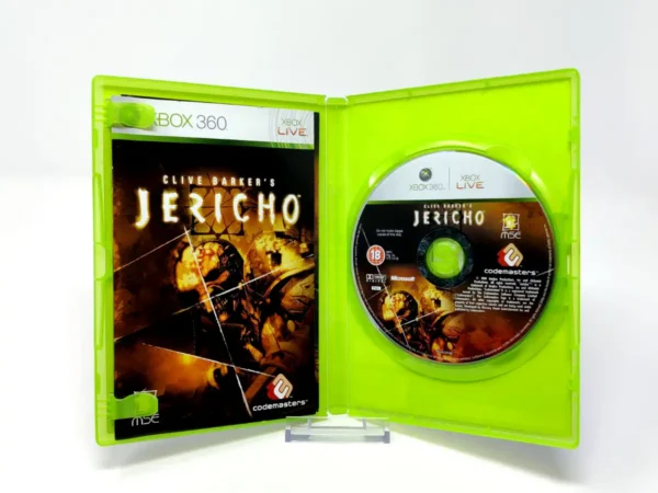 Interior del juego Clive Barker's Jericho (UK) para XBOX 360 con disco y manual
