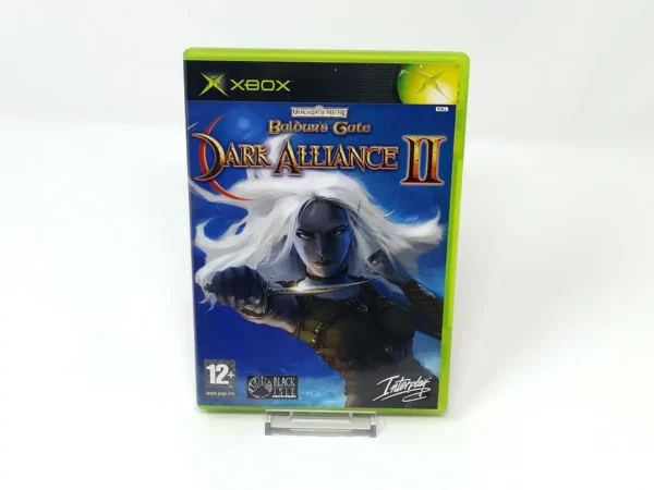 Portada de Baldur's Gate: Dark Alliance II (ESP) para XBOX, edición PAL España, de segunda mano