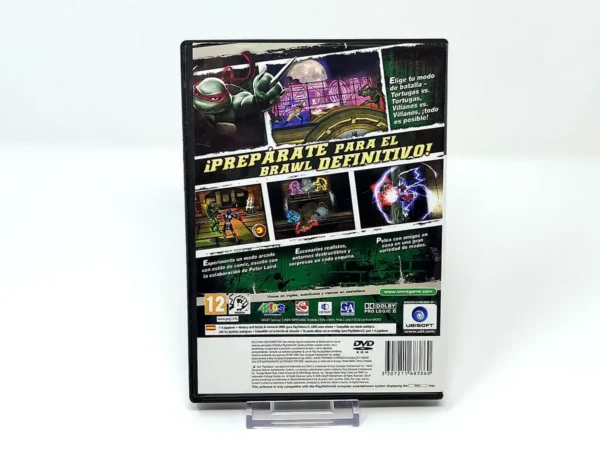 Parte trasera de Teenage Mutant Ninja Turtles: Smash-Up (ESP) (Rebajado) para PlayStation 2, edición PAL España