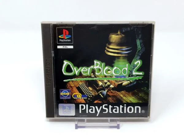 Portada de OverBlood 2 (UK) para PlayStation 1, edición PAL UK, de segunda mano