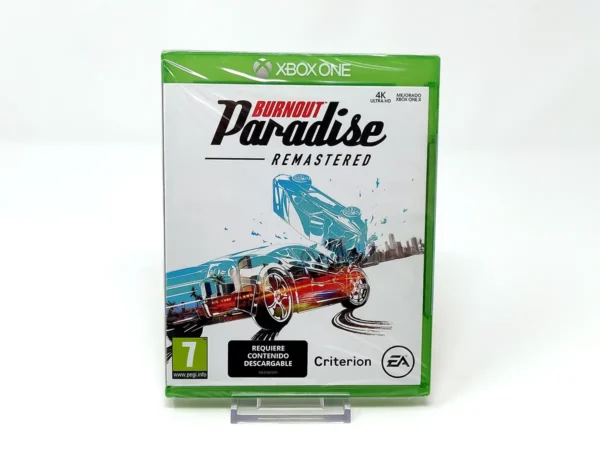 Portada de Burnout Paradise Remastered (ESP) (Precintado) para XBOX One, edición PAL España, nuevo