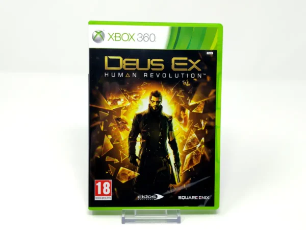 Portada de Deus Ex: Human Revolution (ESP) para XBOX 360, edición PAL España, de segunda mano