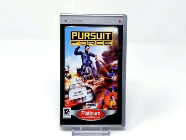 Portada de Pursuit Force (ESP) (Platinum) para PSP, edición PAL España, de segunda mano