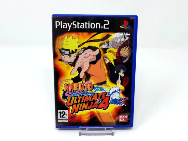 Portada de Naruto Shippuden: Ultimate Ninja 4 (UK) para PlayStation 2, edición PAL UK, de segunda mano