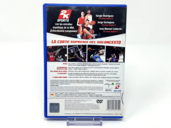 Parte trasera de NBA 2K7 (ESP) (Rebajado) para PlayStation 2, edición PAL España