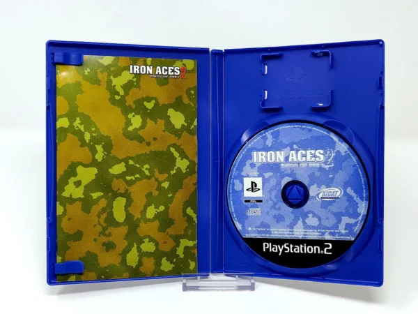 Interior del juego Iron Aces 2: Birds of Prey (ESP) para PlayStation 2 con disco y manual
