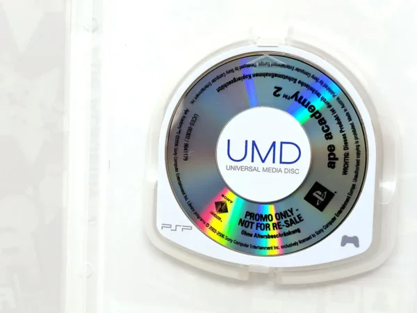 Lateral de la caja de Ape Academy 2 (ESP) (Promo) para PSP