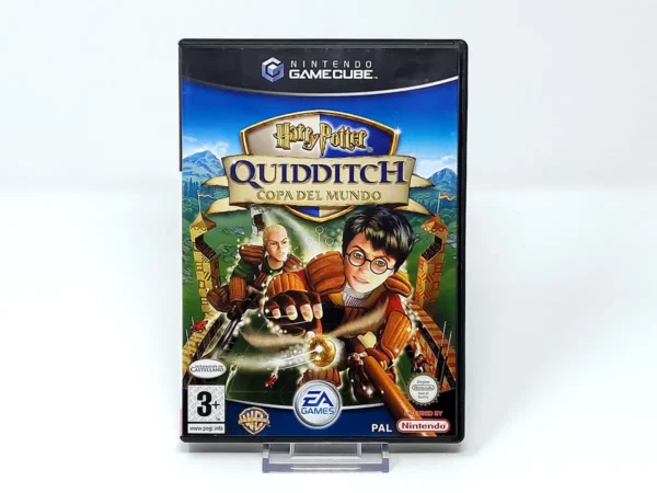 Portada de Harry Potter: Quidditch Copa del Mundo (ESP) para Nintendo GameCube, edición PAL España, de segunda mano