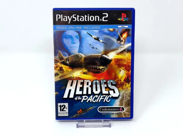 Portada de Heroes of the Pacific (ESP) para PlayStation 2, edición PAL España, de segunda mano