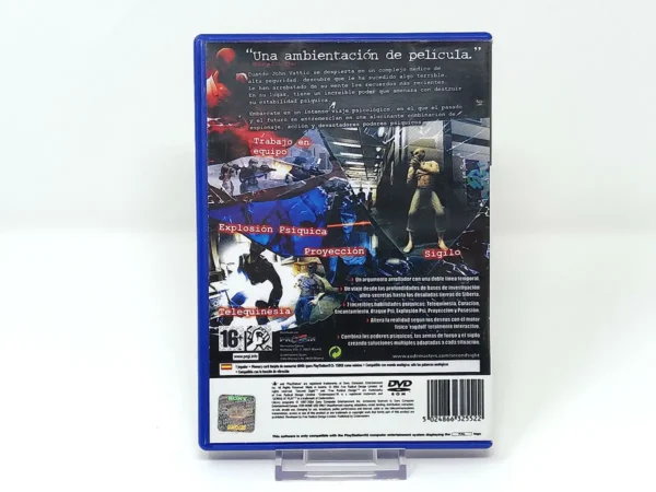 Parte trasera de Second Sight (ESP) (Rebajado) para PlayStation 2, edición PAL España