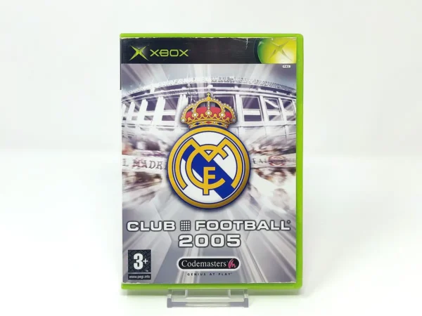 Portada de Club Football 2005: Real Madrid (ESP) para XBOX, edición PAL España, de segunda mano